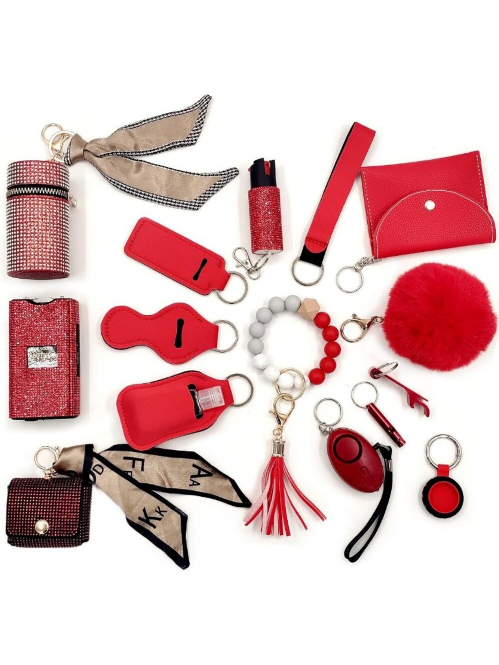 Stylish Women's Keychain Gift Set with Wristlet & Card Holder - Perfect for Any